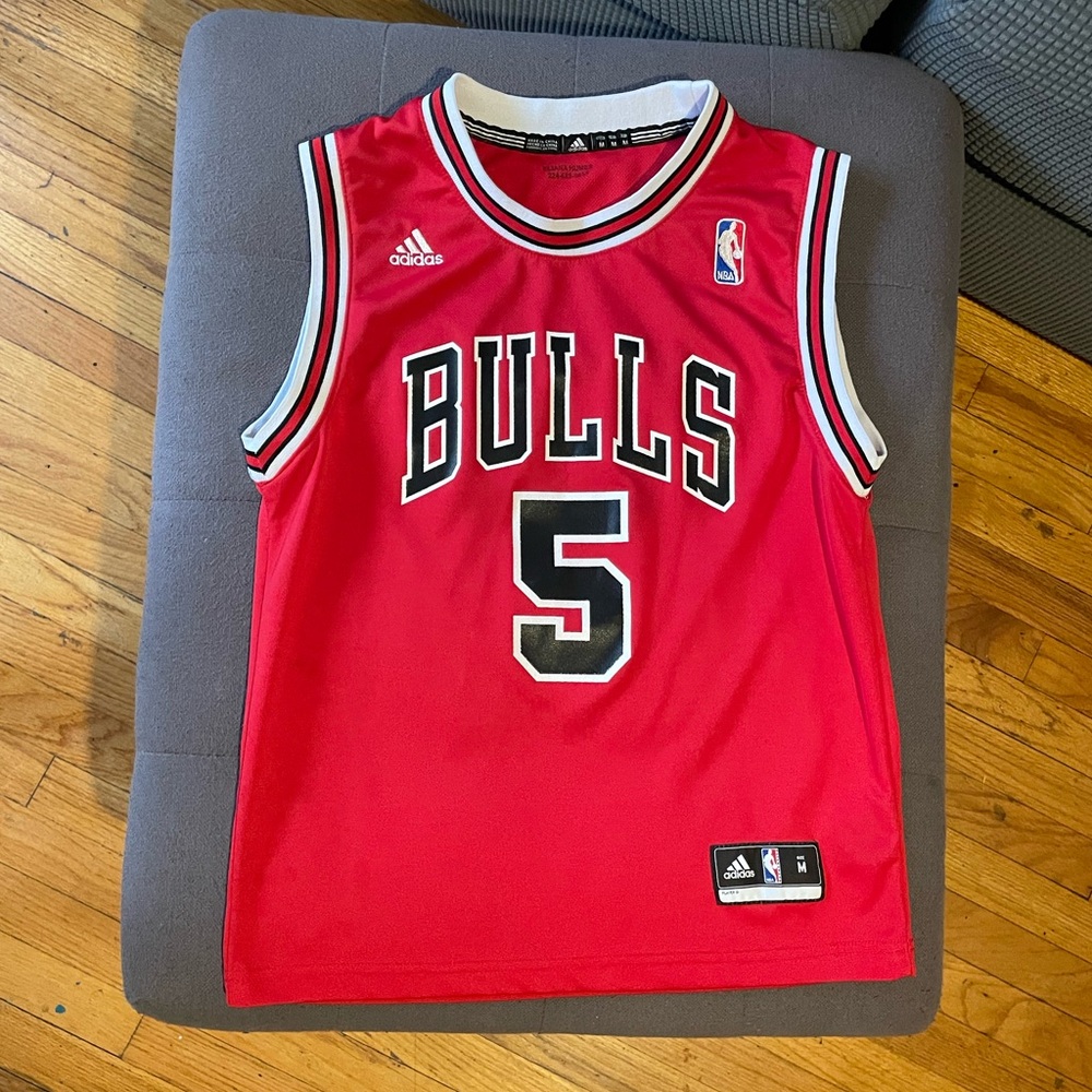 Adidas Bulls Red Jersey Boozer Number 5